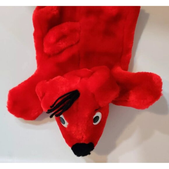 Vtg Clifford The Big Red Dog Hand Puppet Plush Norman Bridwell Merry Makers 95' - Picture 2 of 15